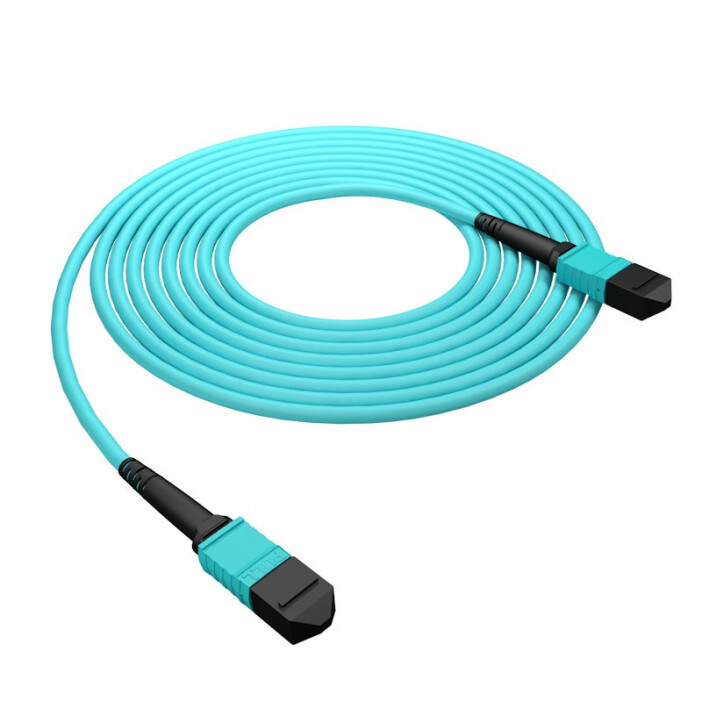 MPO-MPO 12芯多模OM3光纤跳线 构建高速40G网络的关键组件